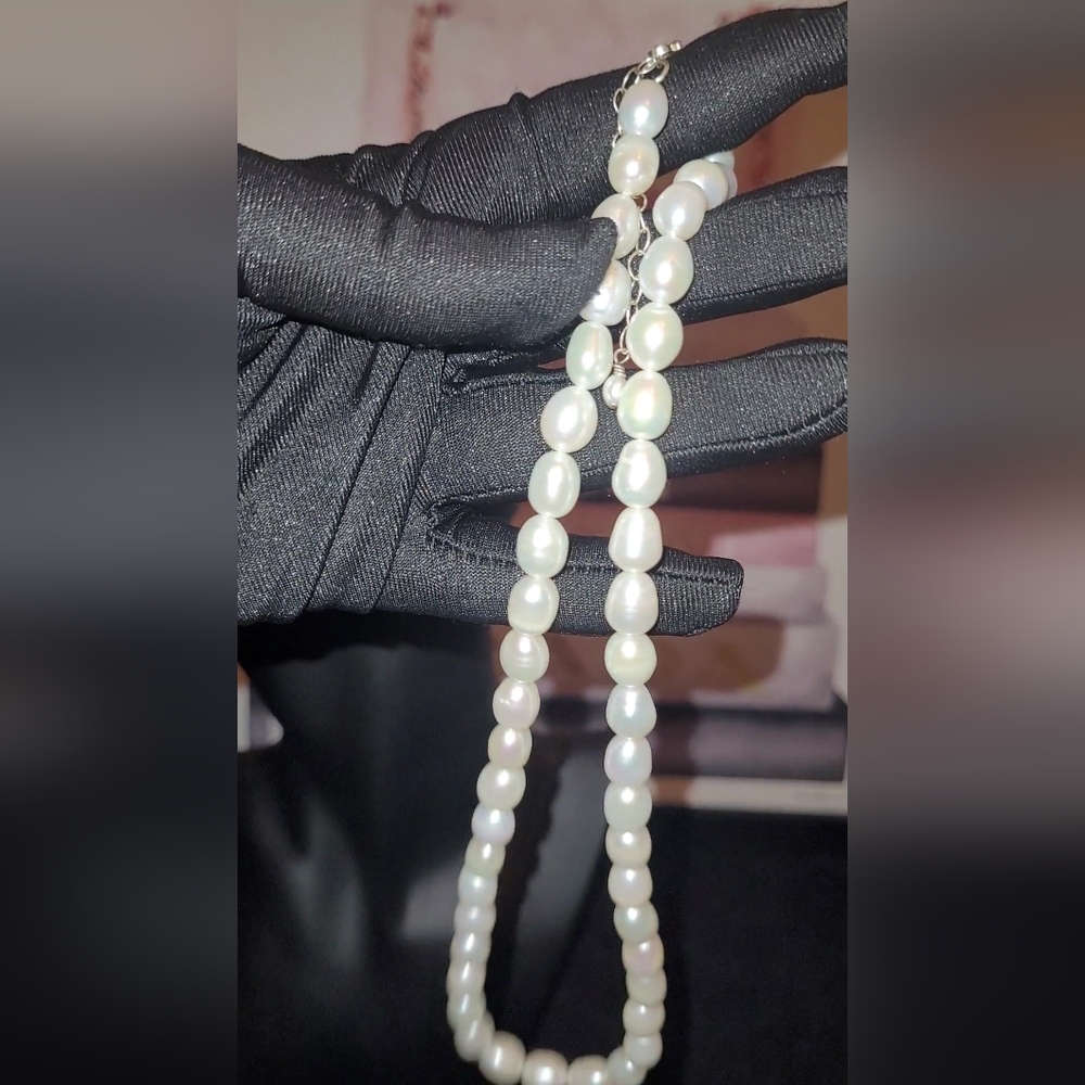 VINTAGE GENUINE PEARL CULTURE ✨️ EUC(ALREADY CLEANED POLISHED)EUC - Picture 7 of 10